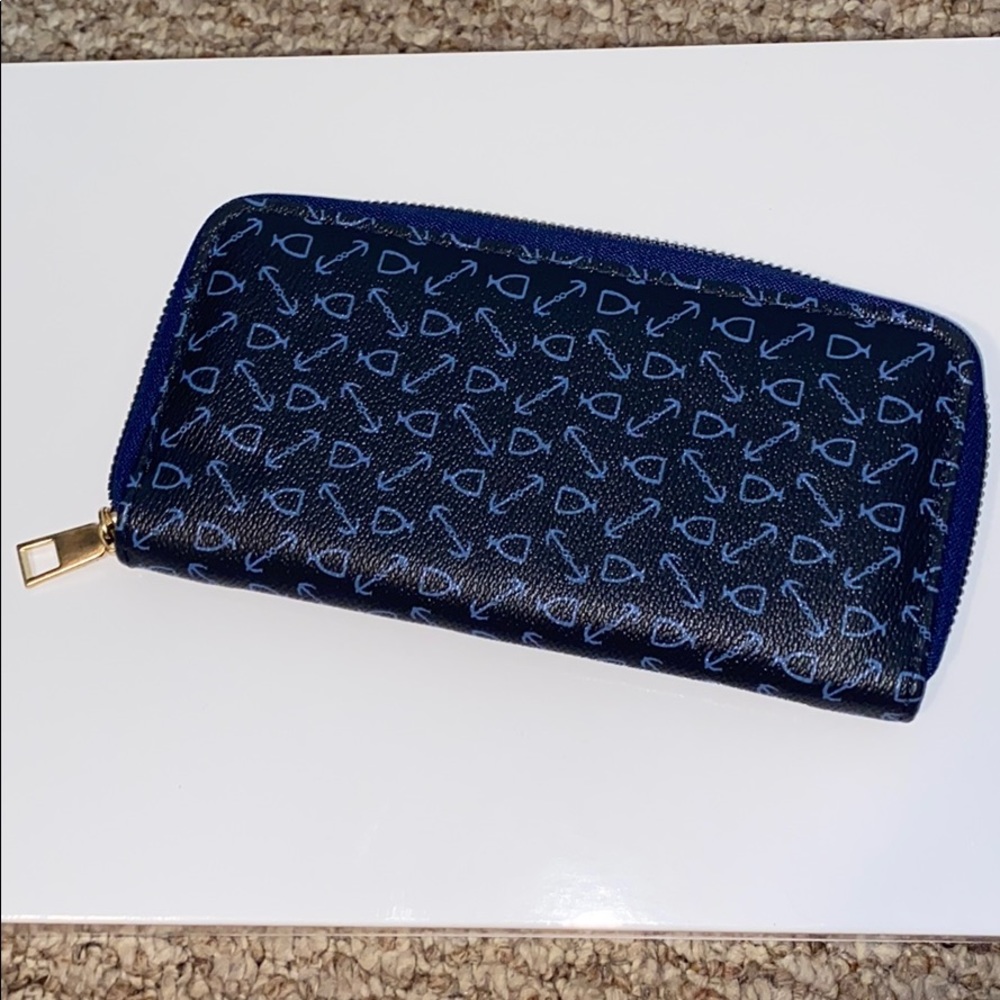Navy blue / Beige Wallet